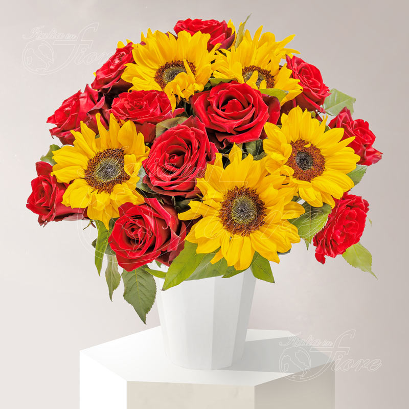 20250114 085842 rose-rosse-e-girasoli a domicilio gratis in Italia