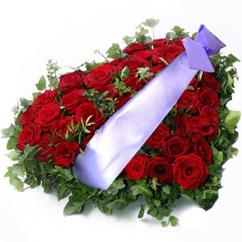 Italia in fiore consegna cuore funebre in Italia